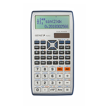 Technical-scientific calculator with 580 functions