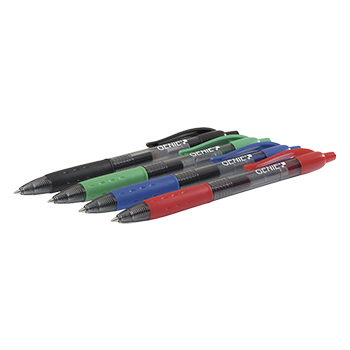 Gel Pen Colored
Pack of 12, 4 x black, 4 x blue, 2 x red and 2 x green.