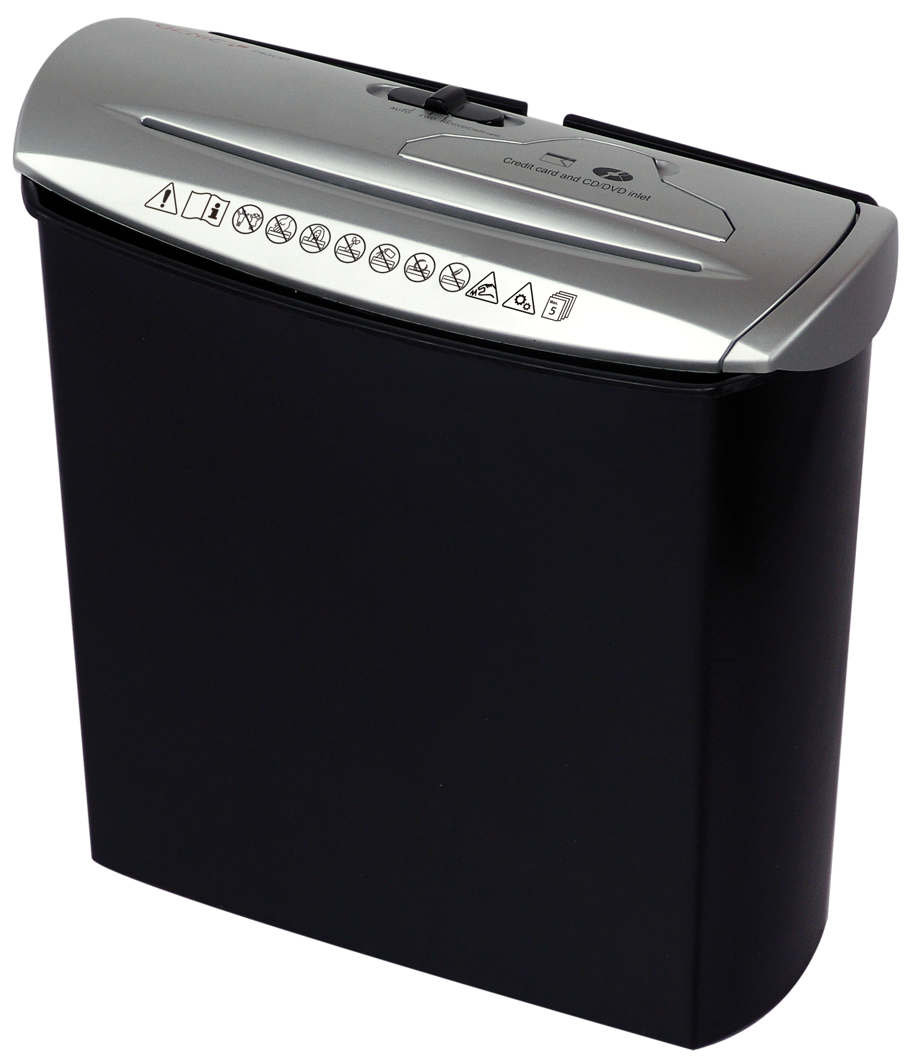 Papershredder, 6 sheets strip cut and CD shredder