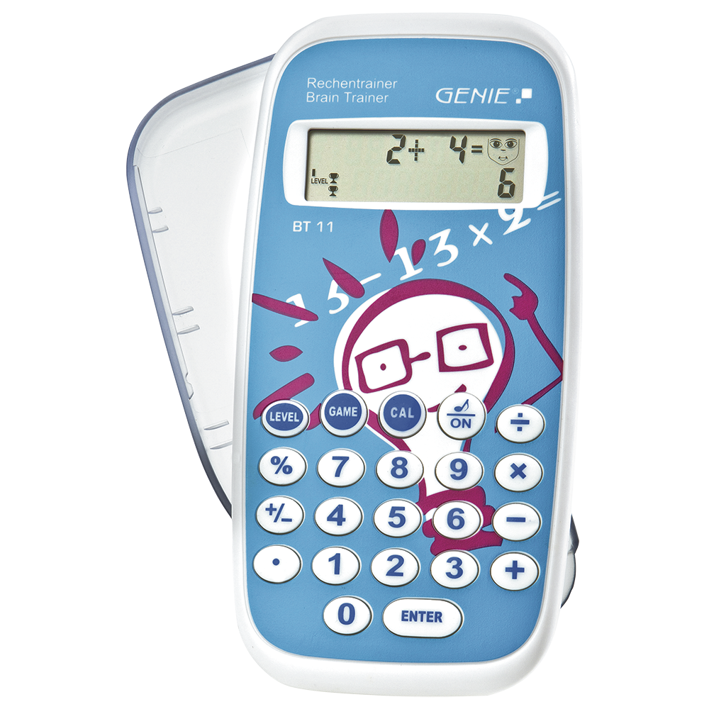 10-digit calculator, white