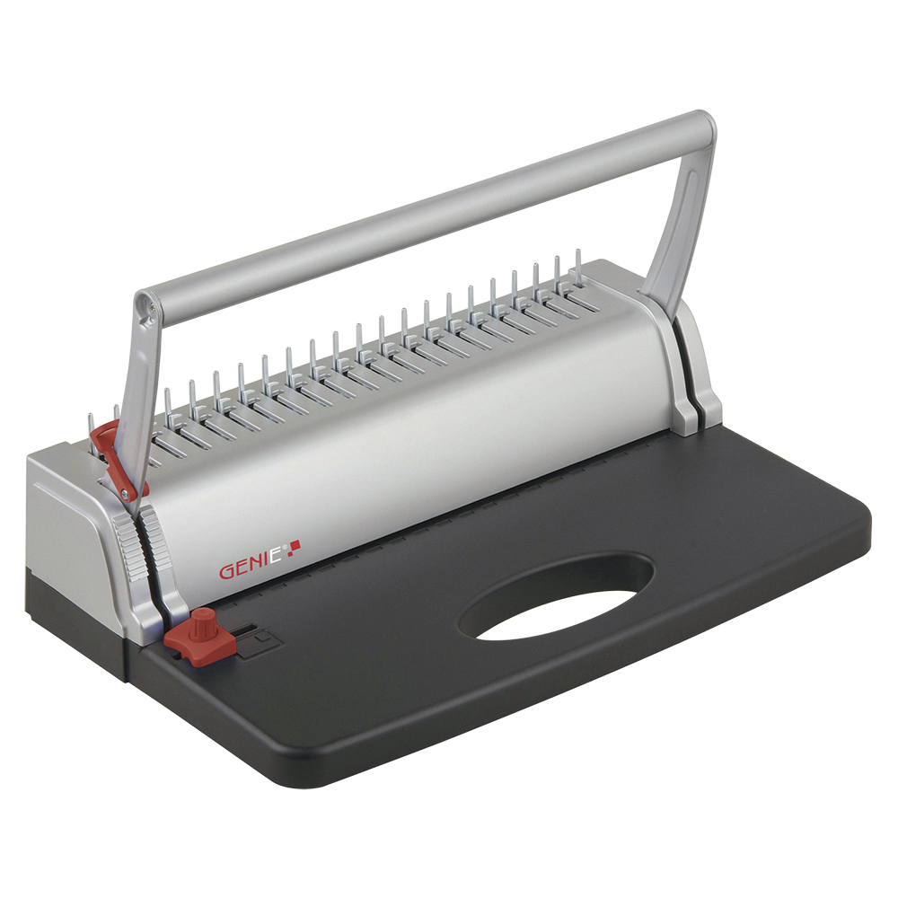 Spiral binding machine , including binding comb set