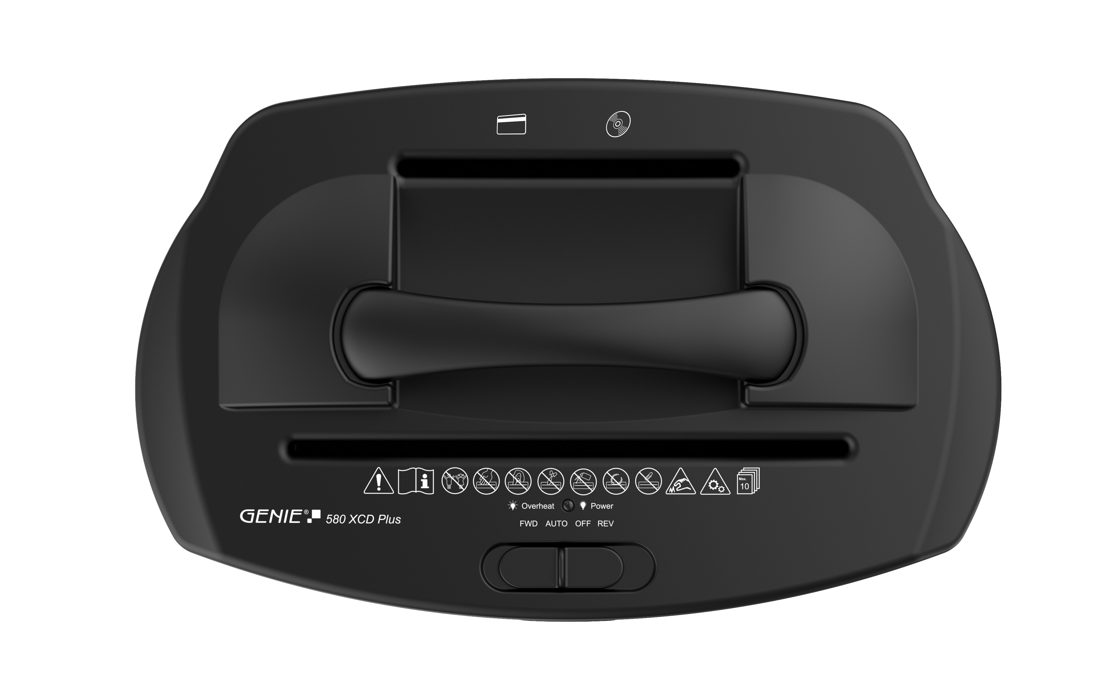 Papershredder, 10 sheets cross cut and CD shredder