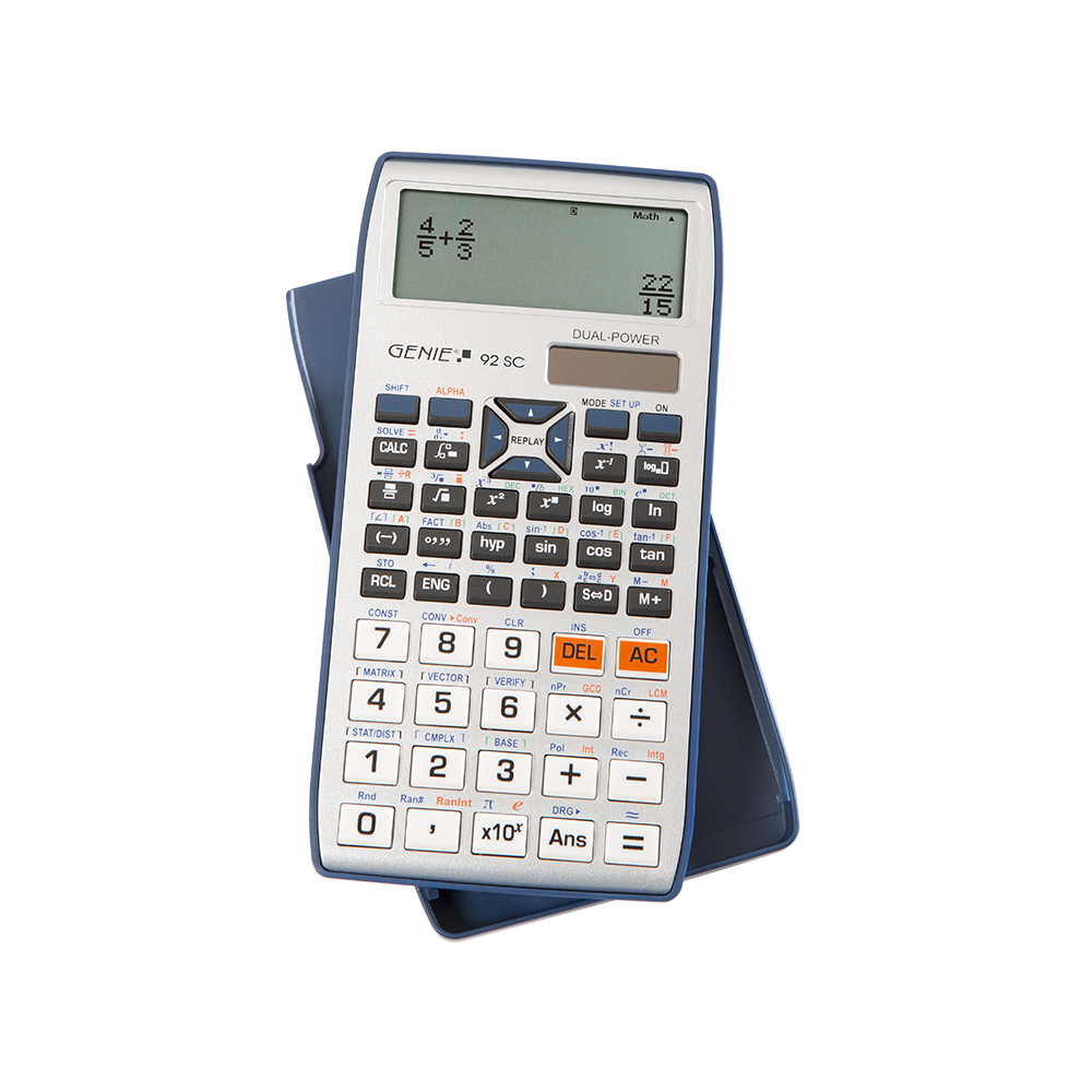 Technical-scientific calculator with 580 functions