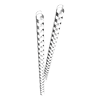 Plastic binding combs (DIN A4, 6 mm, 25 sheets) 25 pieces white