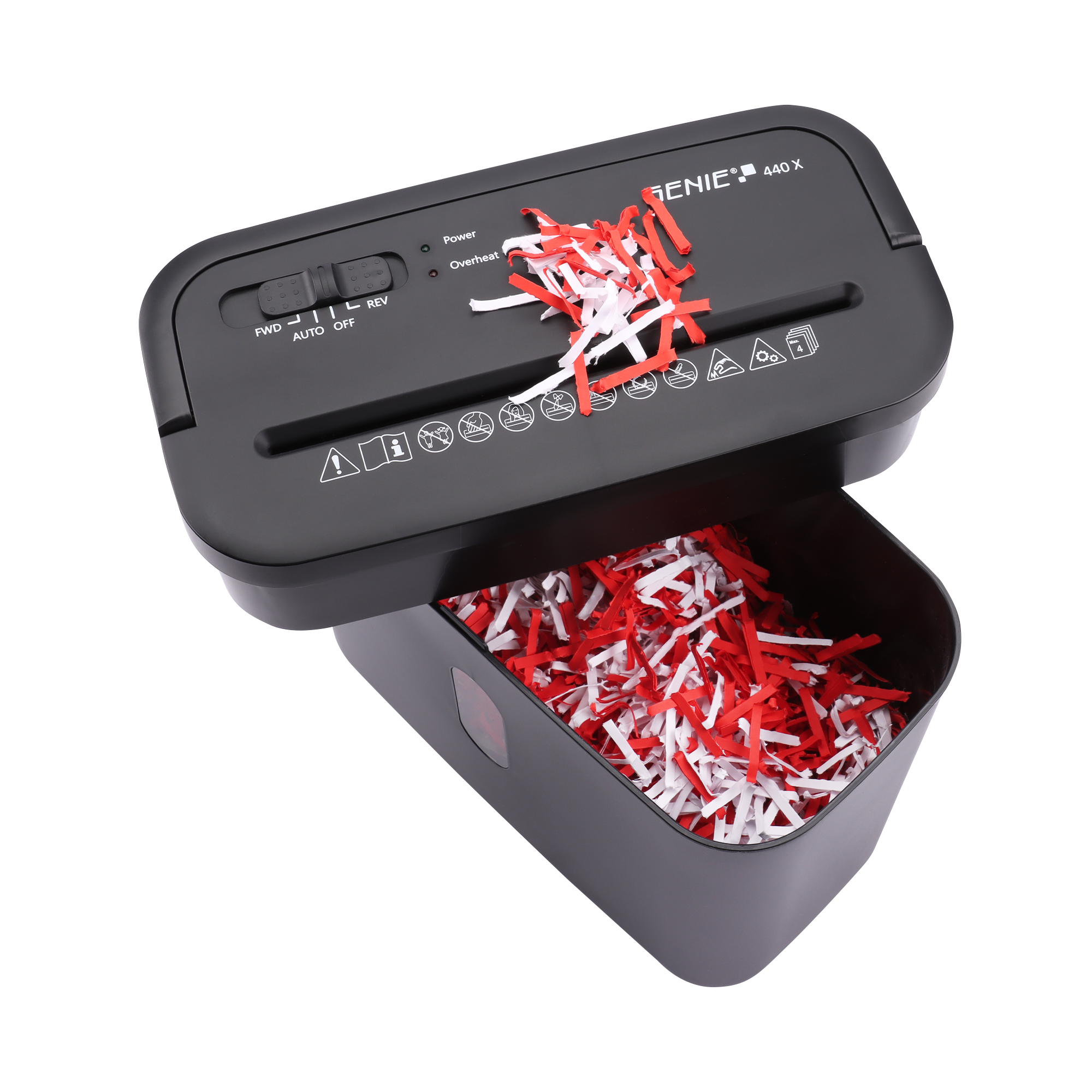 Automatic Shredder, 4 sheets cross cut