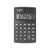 8-digit pocket calculator with dual power (solar and battery)